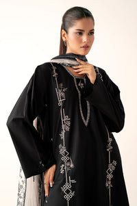 Stitched 2 Piece Embroidered Cambric Shirt With Monar Dupatta