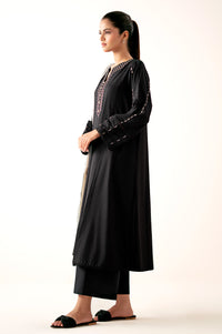 Stitched 2 Piece Embroidered Both Side Slub Shirt With Jacquard Dupatta