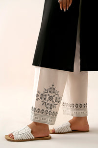 Stitched 2 Piece Embroidered Cambric Suit