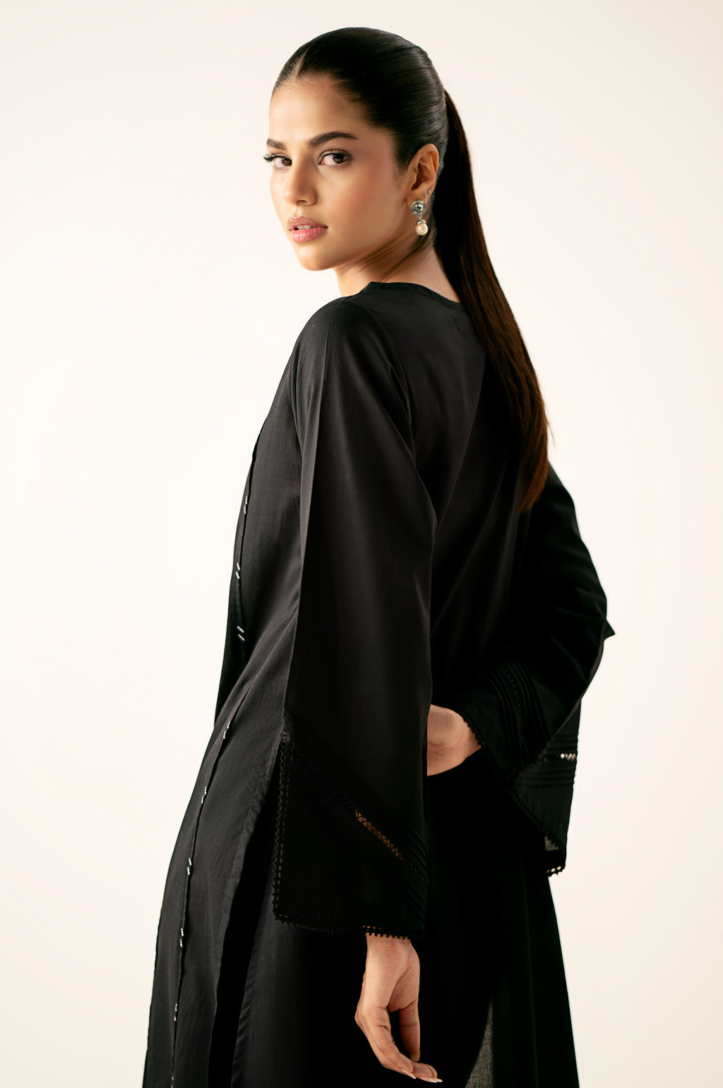 Stitched 2 Piece Stylized Cambric Suit