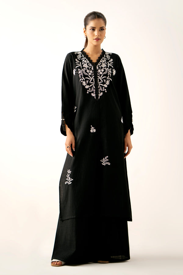 Stitched 2 Piece Embroidered Both Side Slub Suit