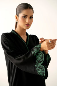 Stitched 2 Piece Embroidered Small Checks Suit