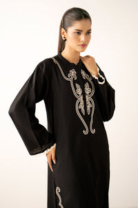 Stitched 2 Piece Embroidered Self Jacquard Suit