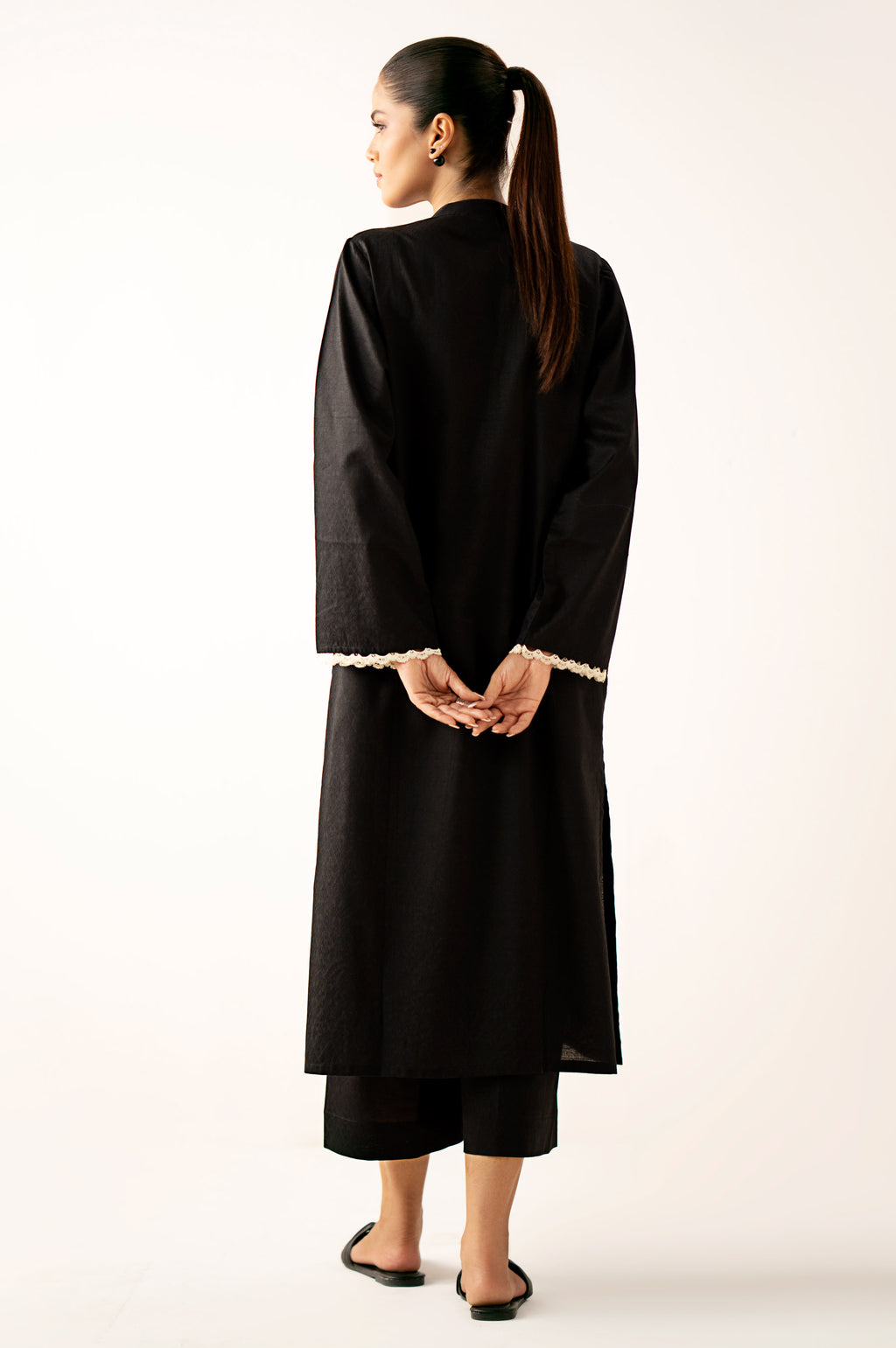 Stitched 2 Piece Embroidered Self Jacquard Suit