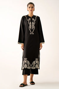 Stitched 2 Piece Embroidered Self Jacquard Suit