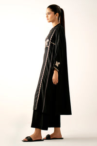 Stitched 2 Piece Embroidered Satin Jacquard Suit