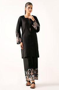 Stitched 2 Piece Embroidered Cambric Suit