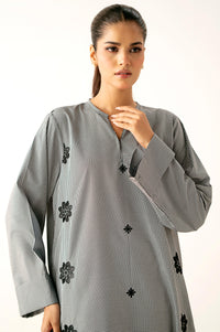 Stitched 2 Piece Embroidered Yarn Dyed Suit
