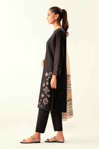 Stitched 2 Piece Embroidered Cambric Suit