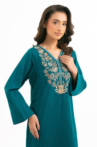 STITCHED EMBROIDERED SHIRT BOTTOM