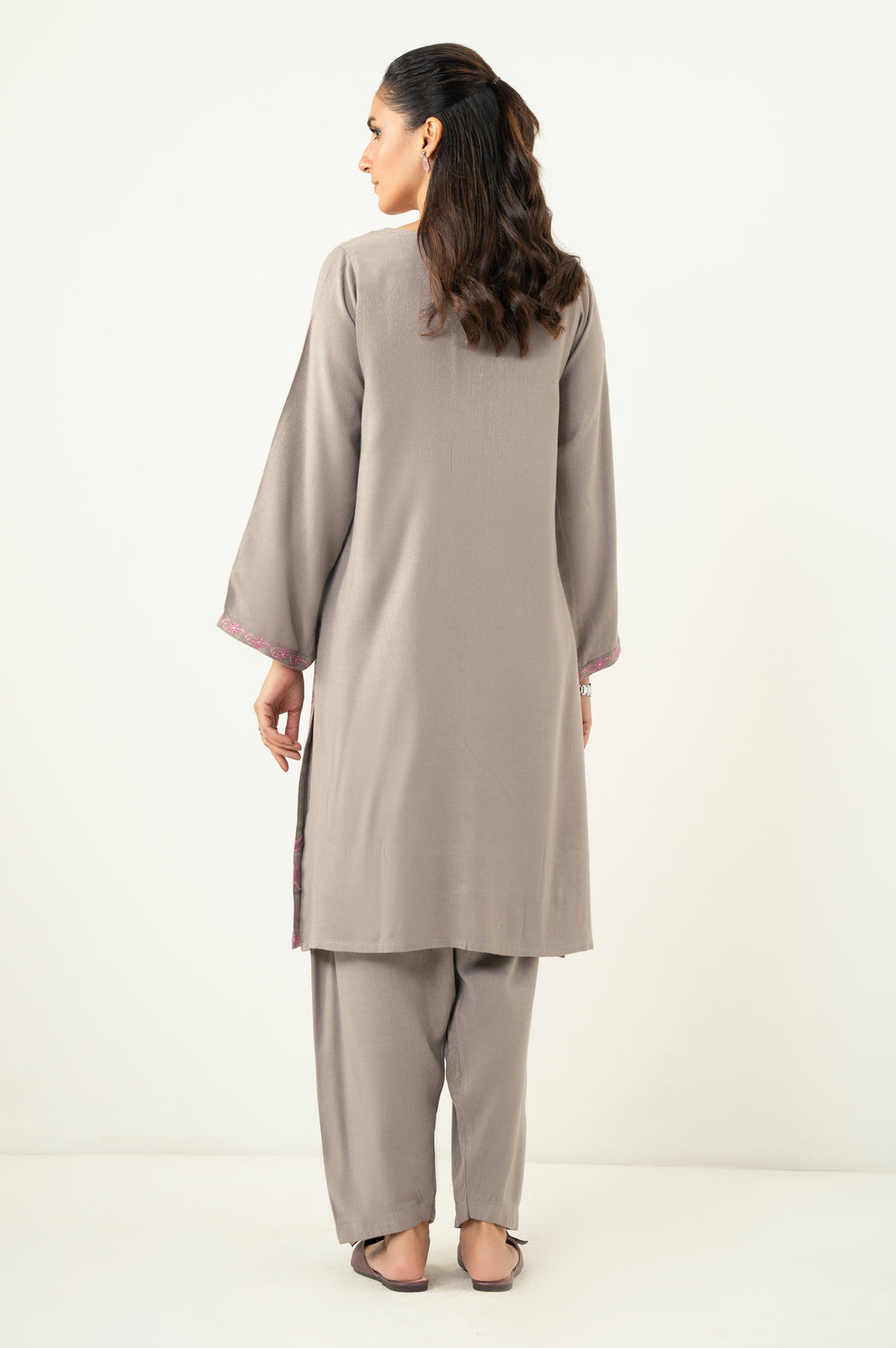 EMBROIDERED SHIRT BOTTOM SUIT