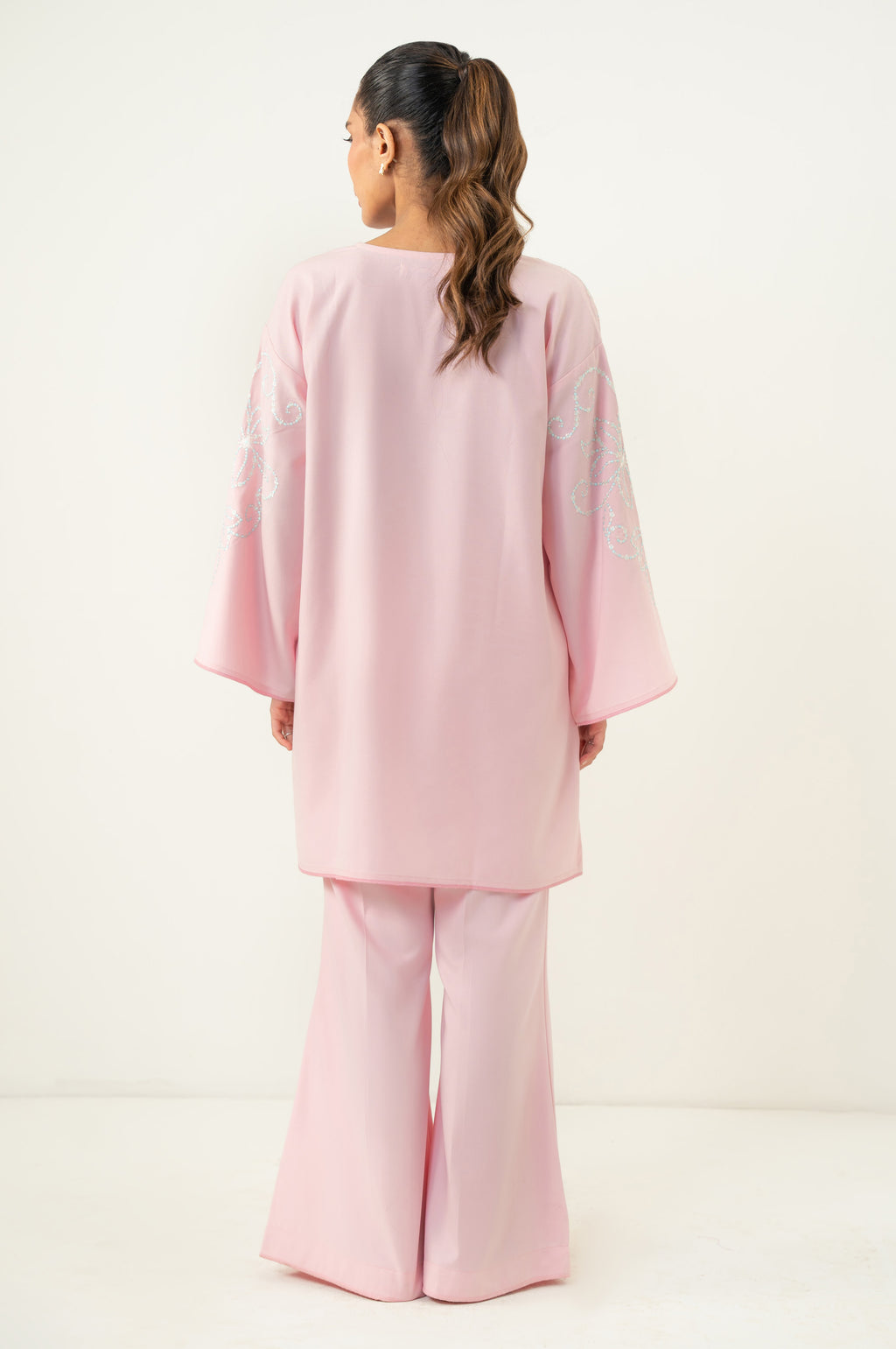 EMBROIDERED SHIRT BOTTOM SUIT