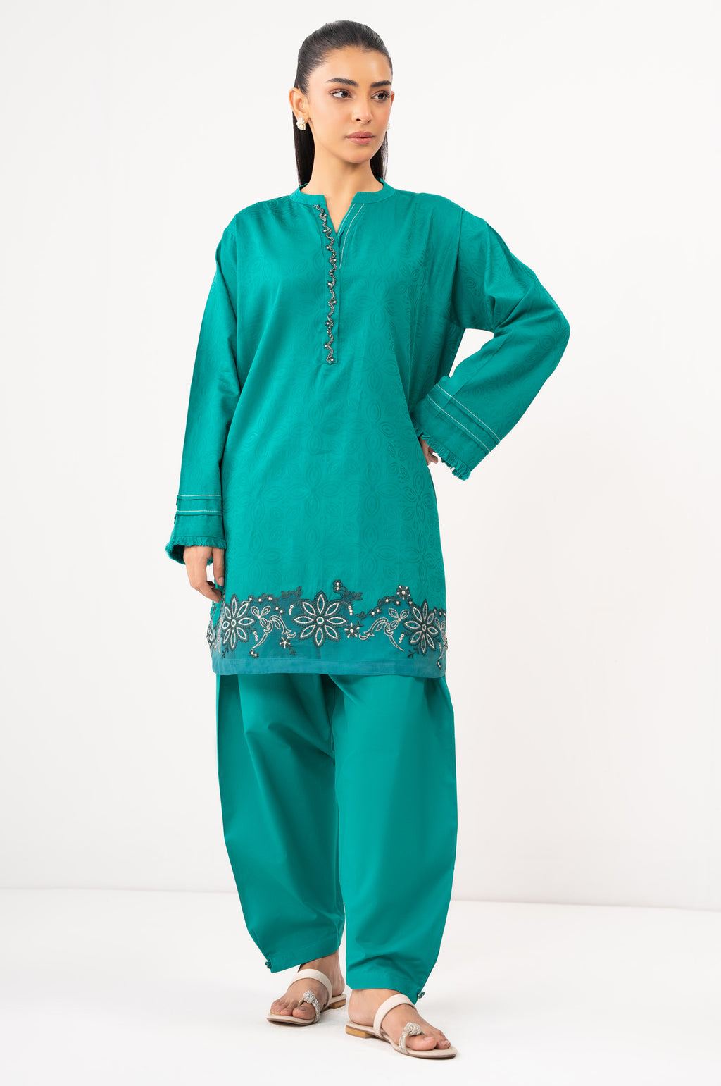 EMBROIDERED SUIT