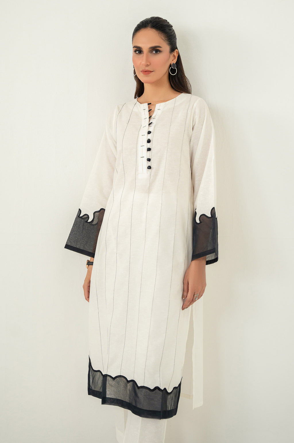 EMBROIDERED SHIRT BOTTOM SUIT