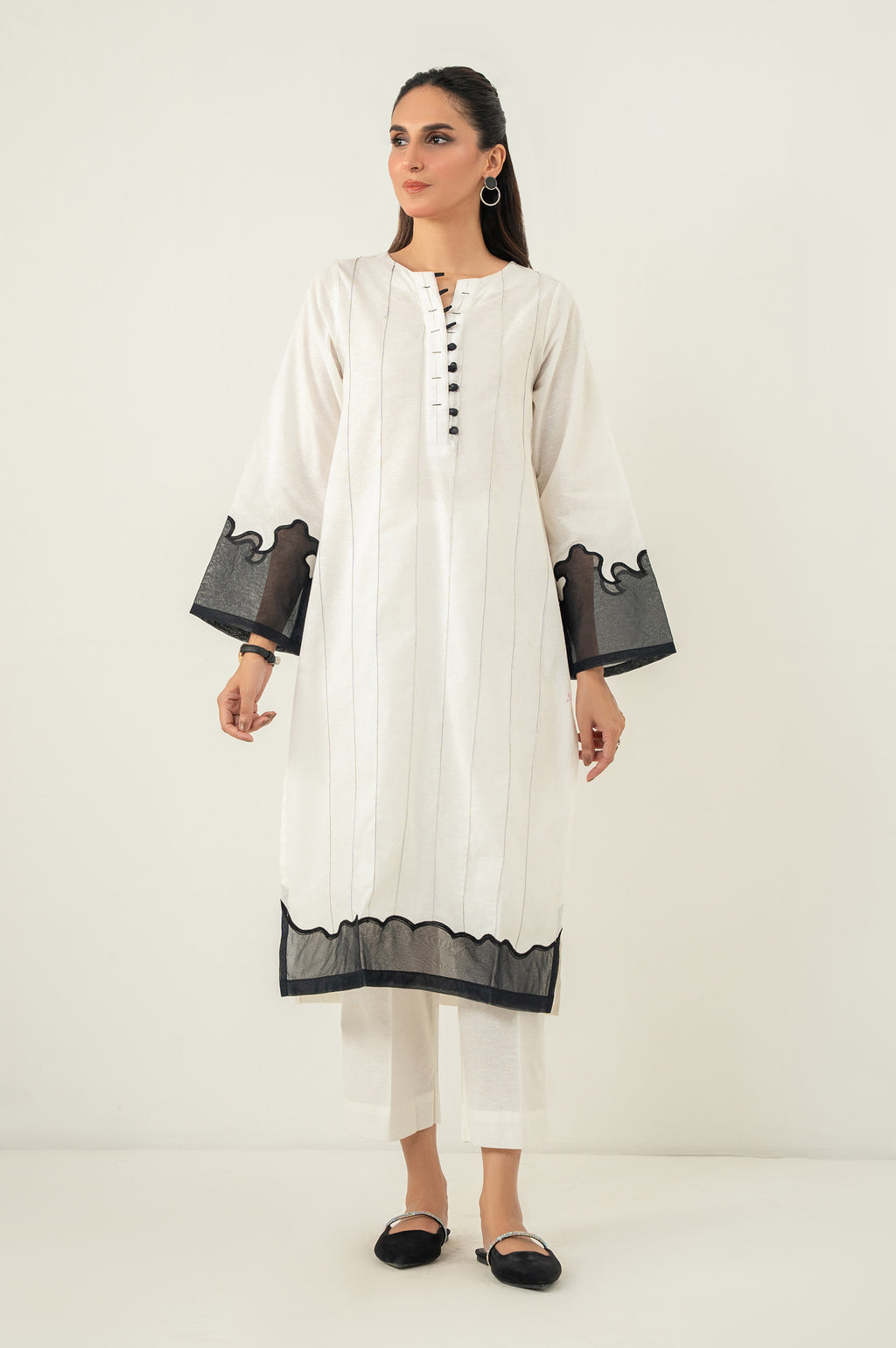 EMBROIDERED SHIRT BOTTOM SUIT
