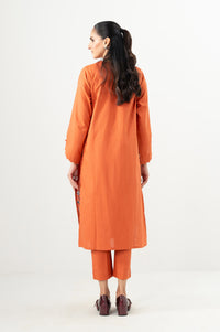 Stitched 2 Piece Embroidered Slub Suit