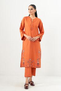 Stitched 2 Piece Embroidered Slub Suit