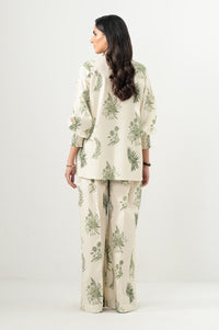 Stitched 2 Piece Stylized Ripple Crinkle Co-Ord Set