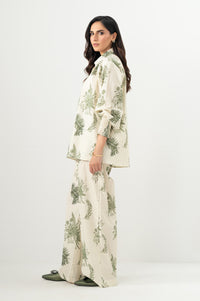 Stitched 2 Piece Stylized Ripple Crinkle Co-Ord Set