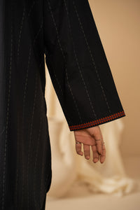 STITCHED EMBROIDERED RIPPLE CRINKLE CO-ORD SET