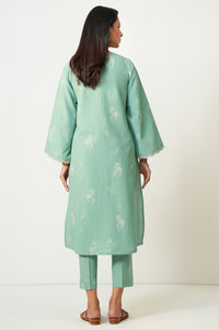STITCHED EMBROIDERED CAMBRIC SHIRT BOTTOM (FACTORY E-OUTLET)
