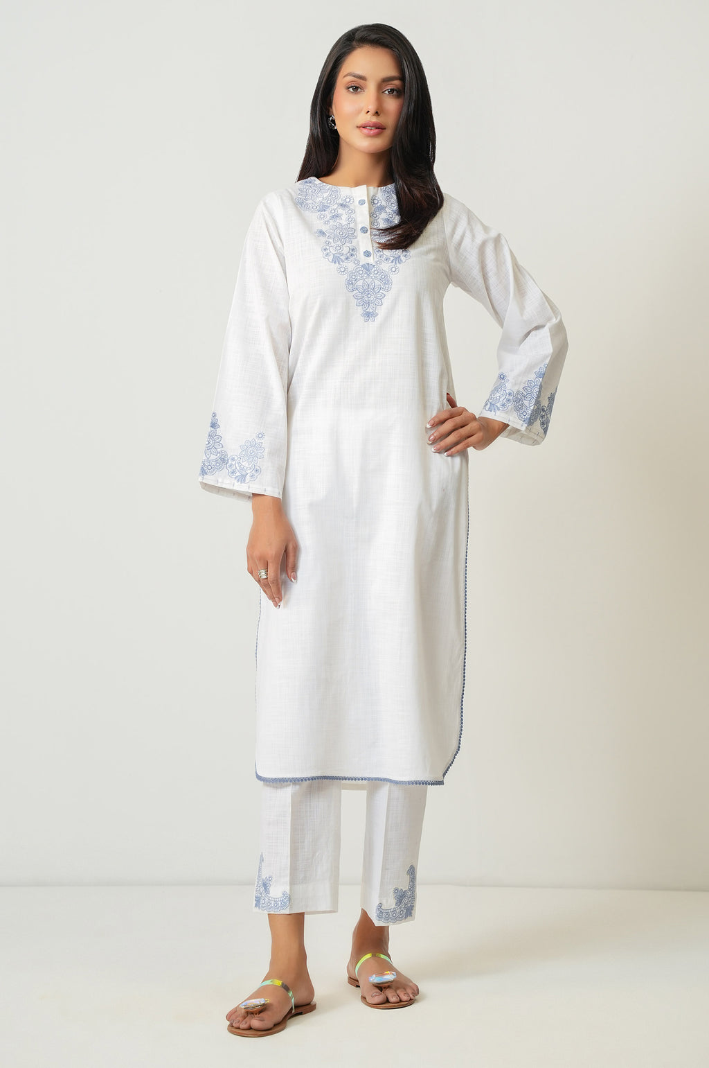 EMBROIDERED SUIT