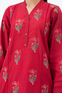 STITCHED PRINTED SHIRT BOTTOM