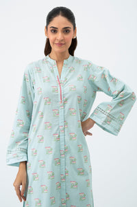 STITCHED PRINTED SHIRT BOTTOM