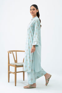 STITCHED PRINTED SHIRT BOTTOM