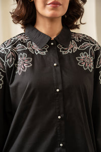 EMBROIDERED CAMBRIC CO-ORD SET