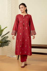 STITCHED EMBROIDERED SHIRT BOTTOM