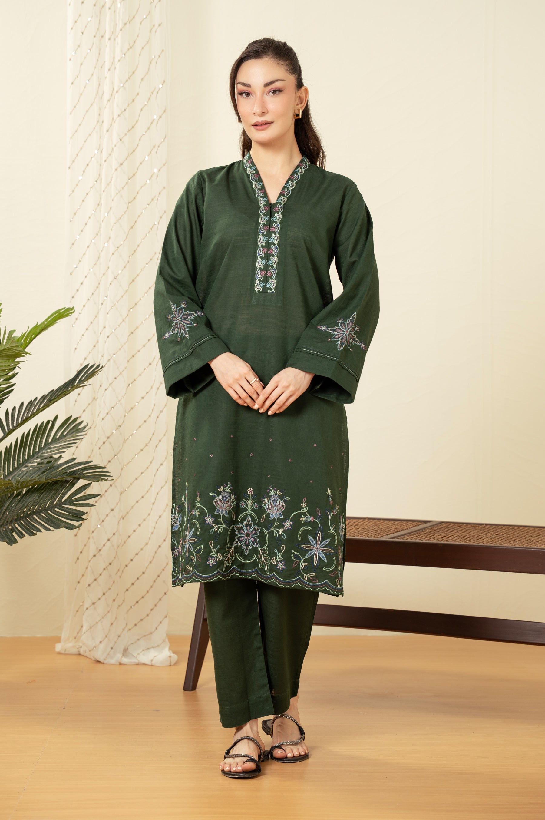 EMBROIDERED SUIT