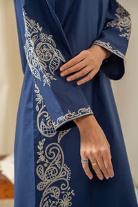 STITCHED EMBROIDERED CAMBRIC SUIT