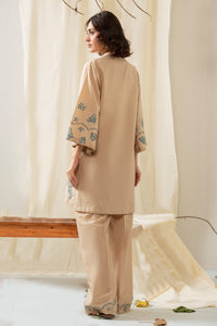 EMBROIDERED CAMBRIC STITCHED SHIRT BOTTOM