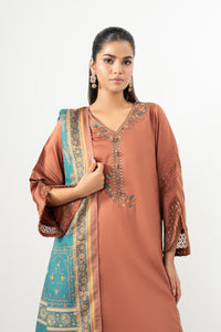 UNSTITCHED EMBROIDERED SUIT