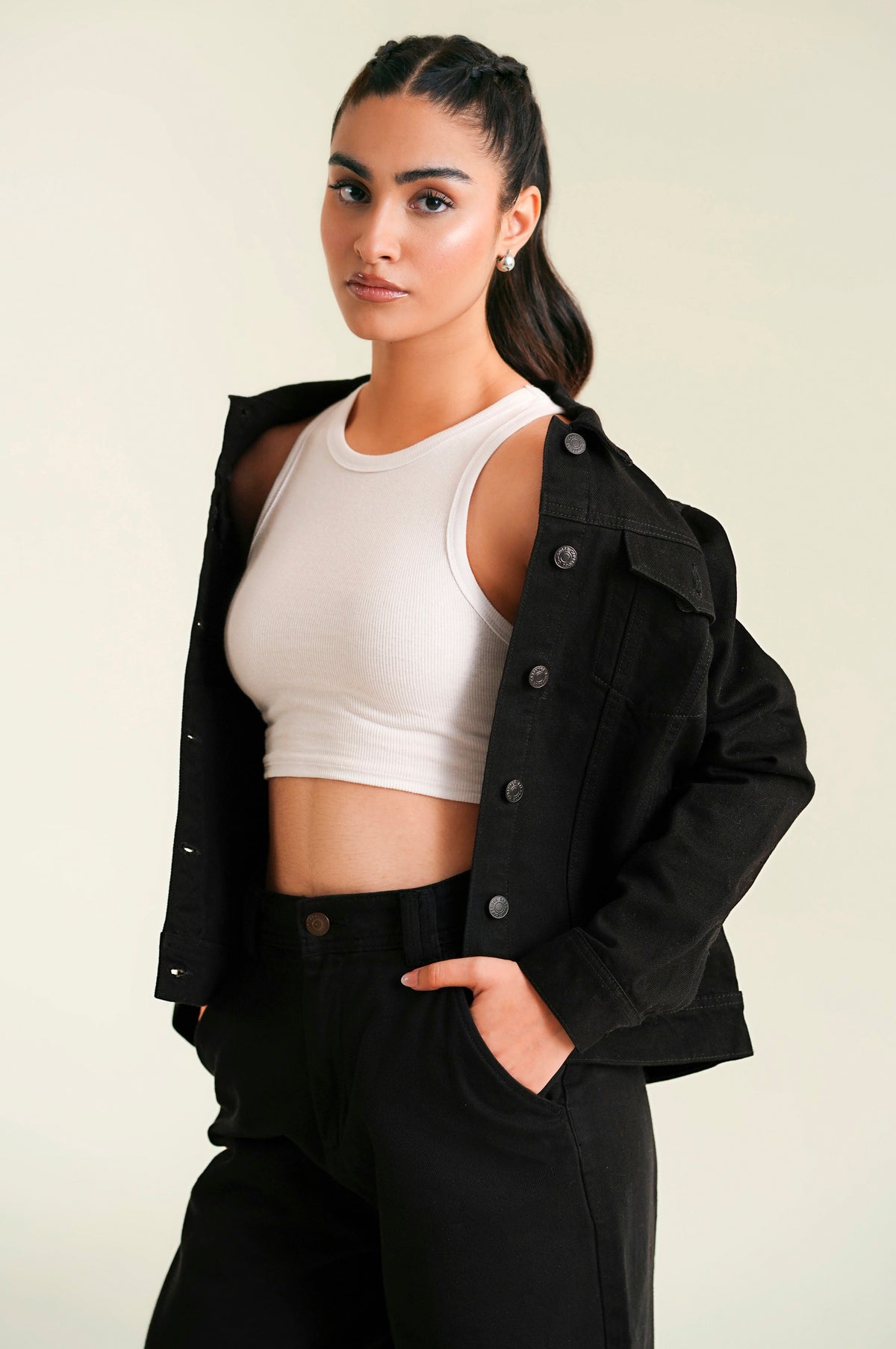 Denim Jacket - Black