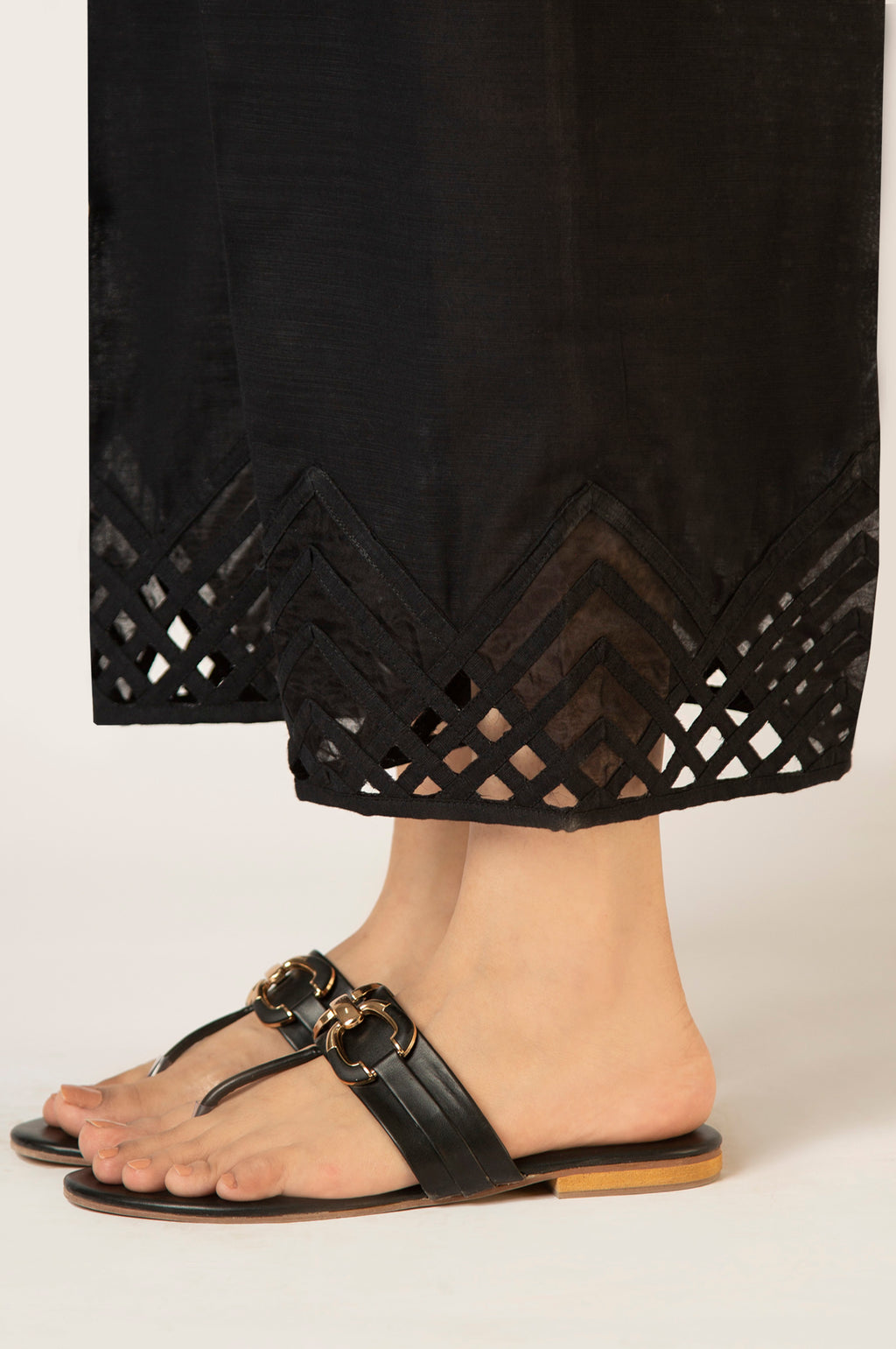 Stylized Khaddar Culottes - Regular Fit