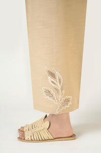 Embroidered Khaddar Culottes - Regular Fit