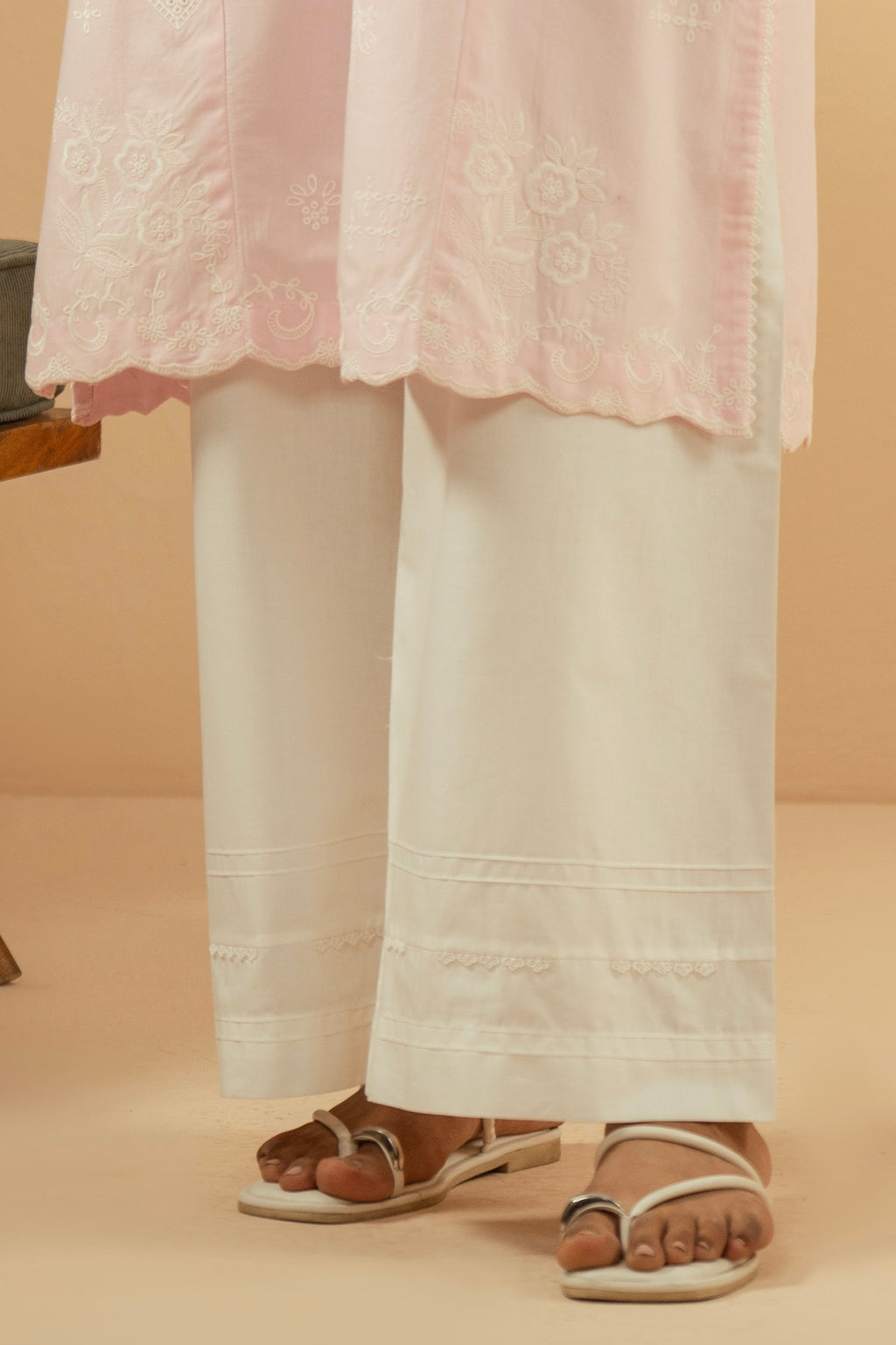 STYLIZED CAMBRIC CULOTTES