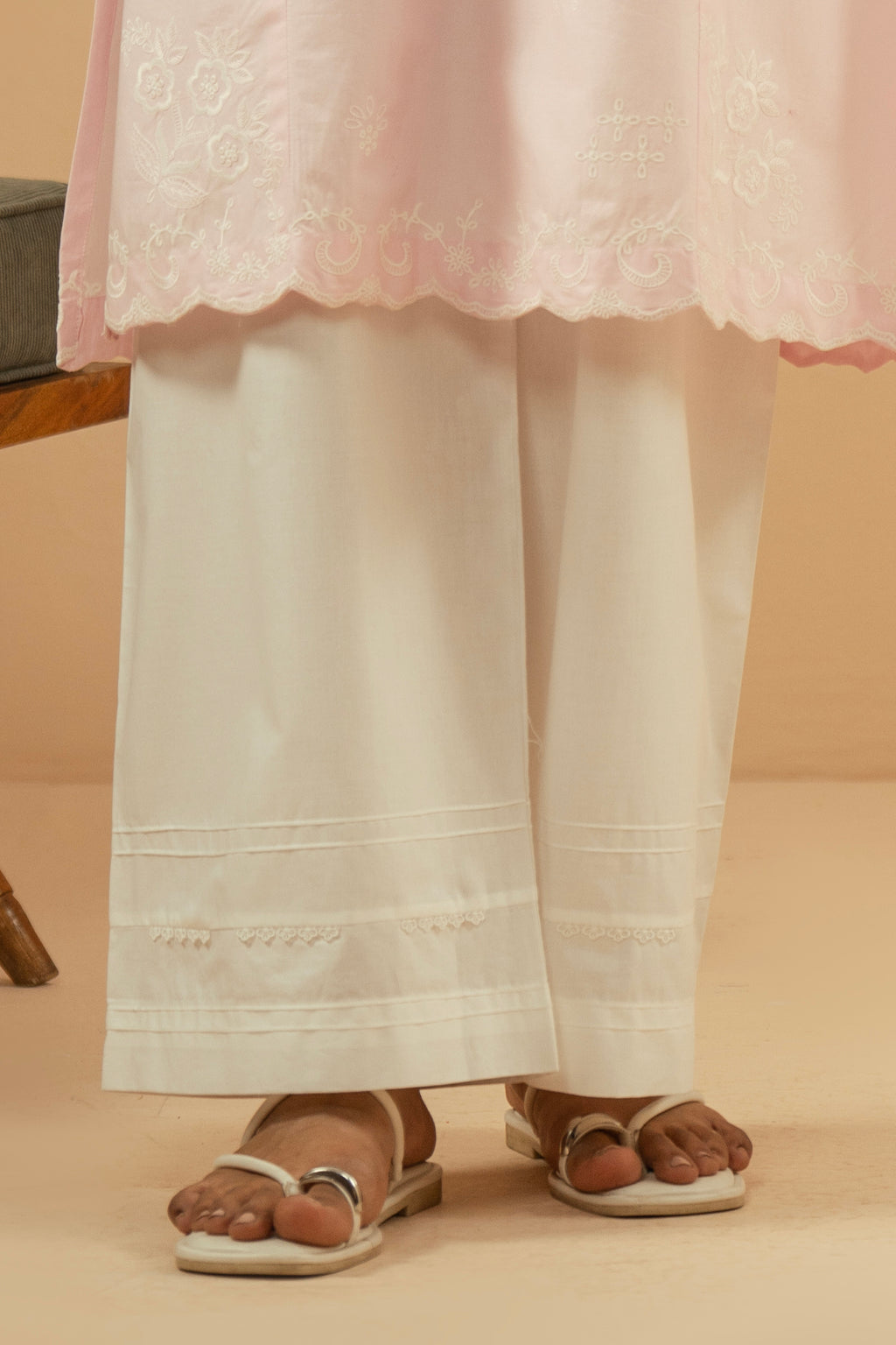 STYLIZED CAMBRIC CULOTTES