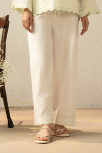 CHIKANKARI CAMBRIC CULOTTES