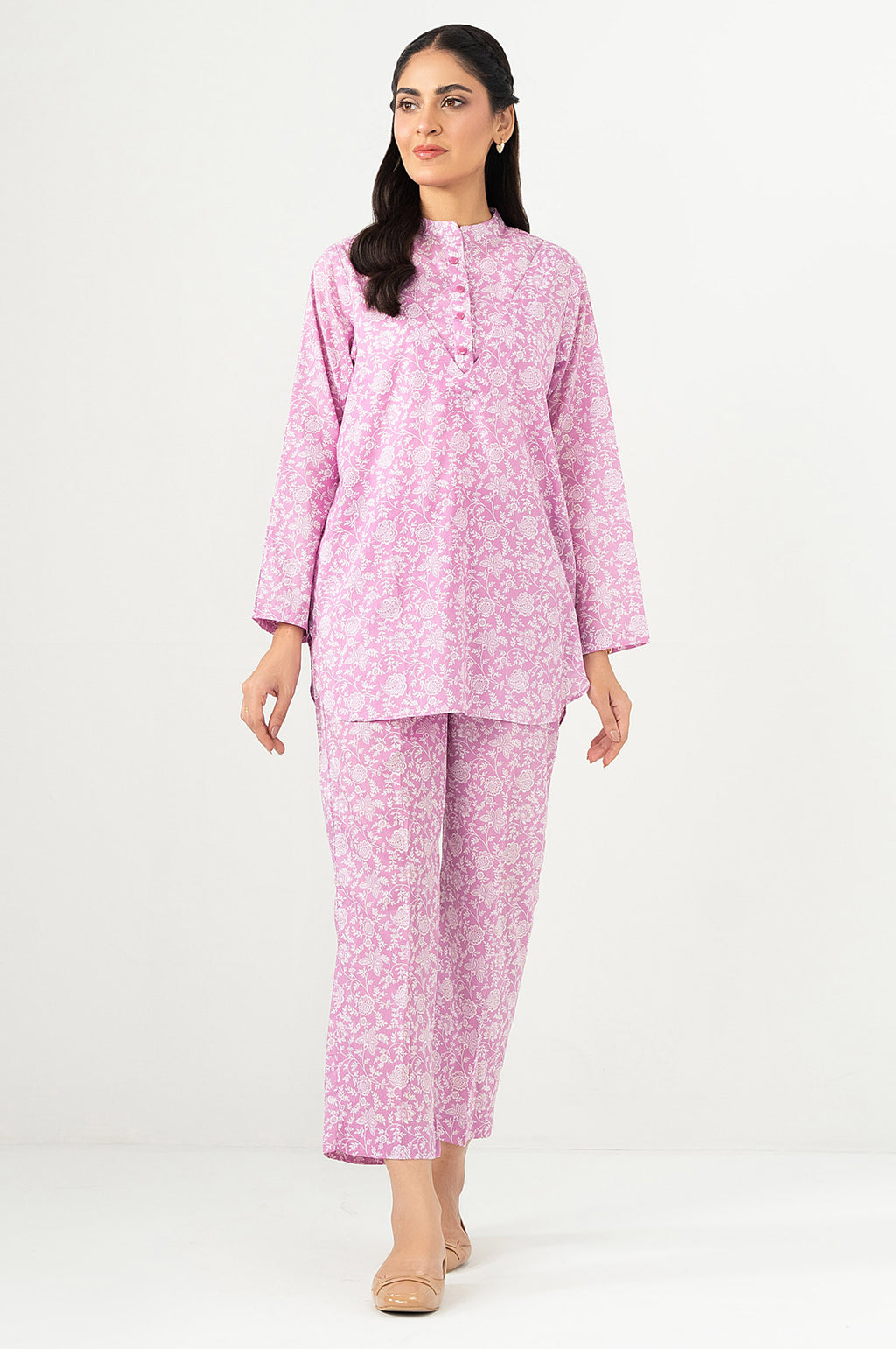 Stitched 2 Piece Printed Lawn Suit