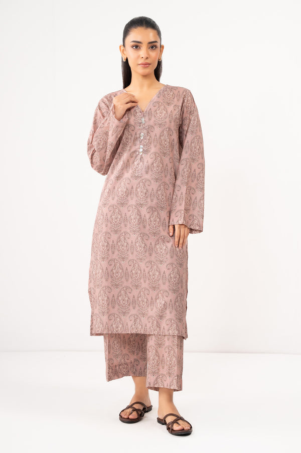 Stitched 2 Piece Printed Lawn Suit