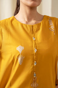 EMBROIDERED CAMBRIC STITCHED 2 PIECE SUIT