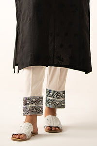 Embroidered Cambric Bottom - White