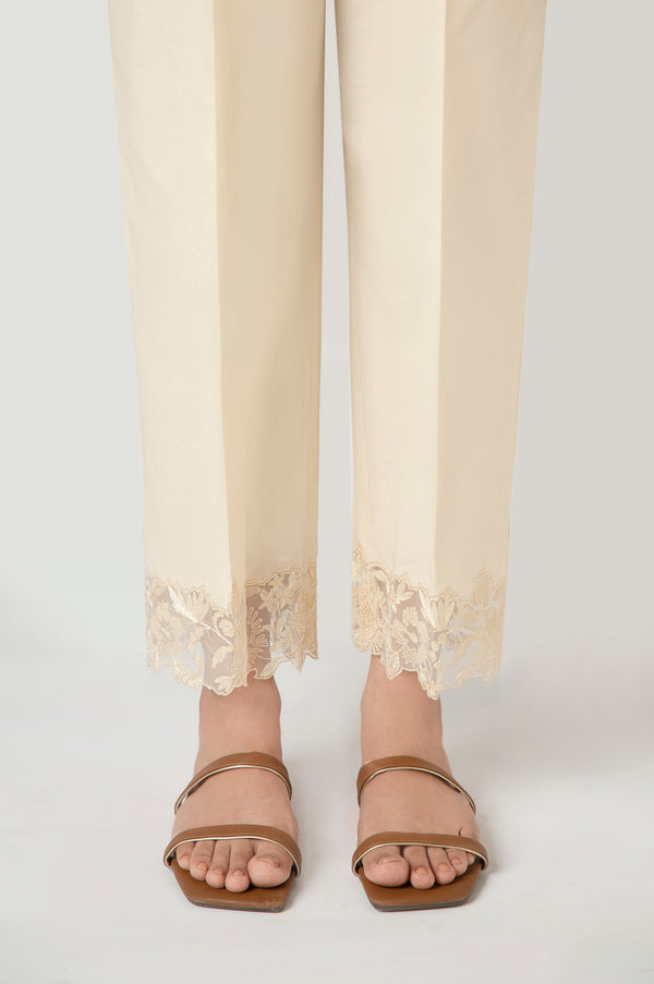 Stylized Cambric Straight Pants - Relax Fit