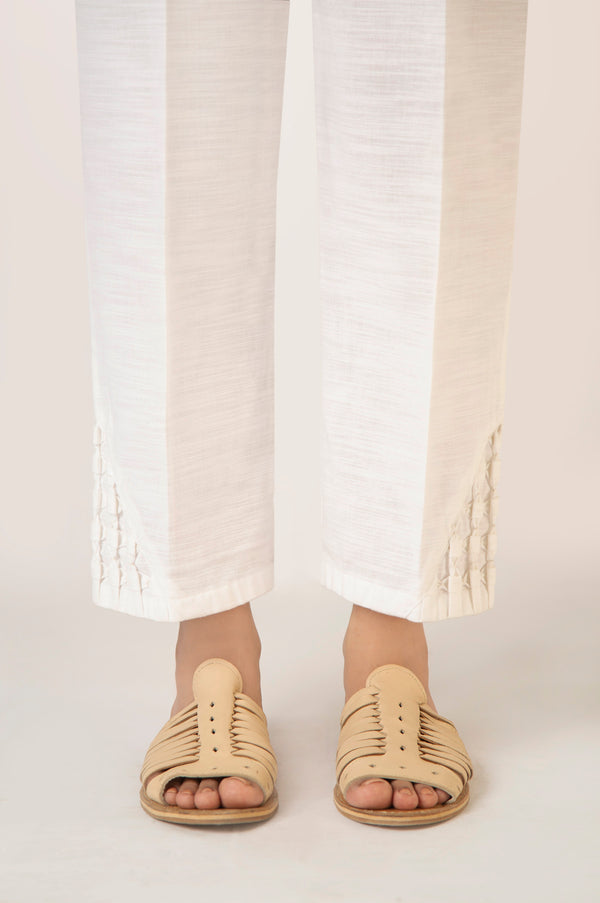 Stylized Straight Khaddar Pants - Relax Fit