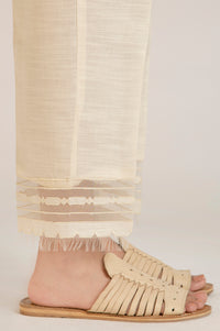 Stylized Khaddar Straight Pants - Relax Fit