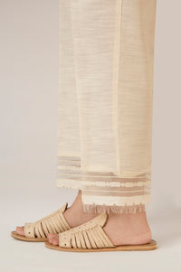 Stylized Khaddar Straight Pants - Relax Fit