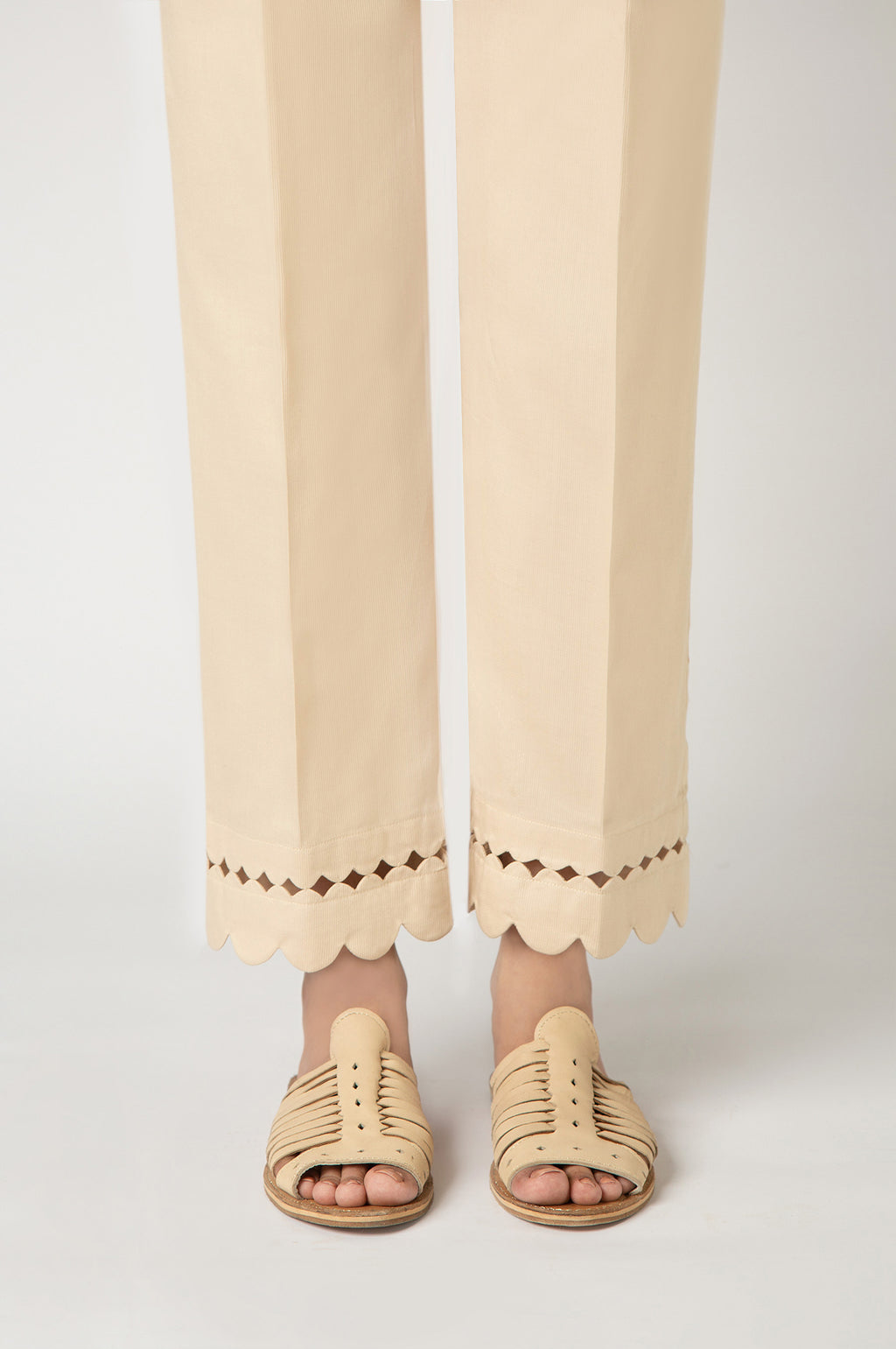 Stylized Straight Cottel Pants - Relax Fit
